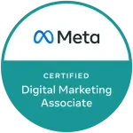Meta Certified Digital Marketing Associate badge
