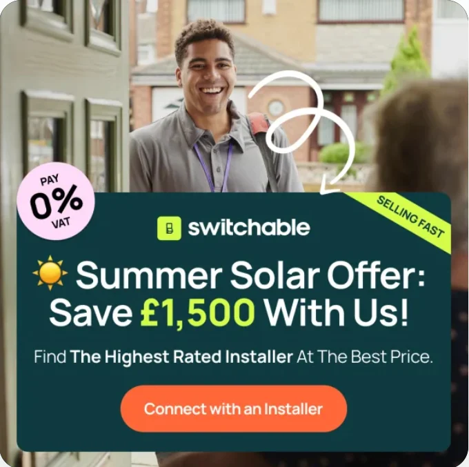 Switchable summer solar offer advert